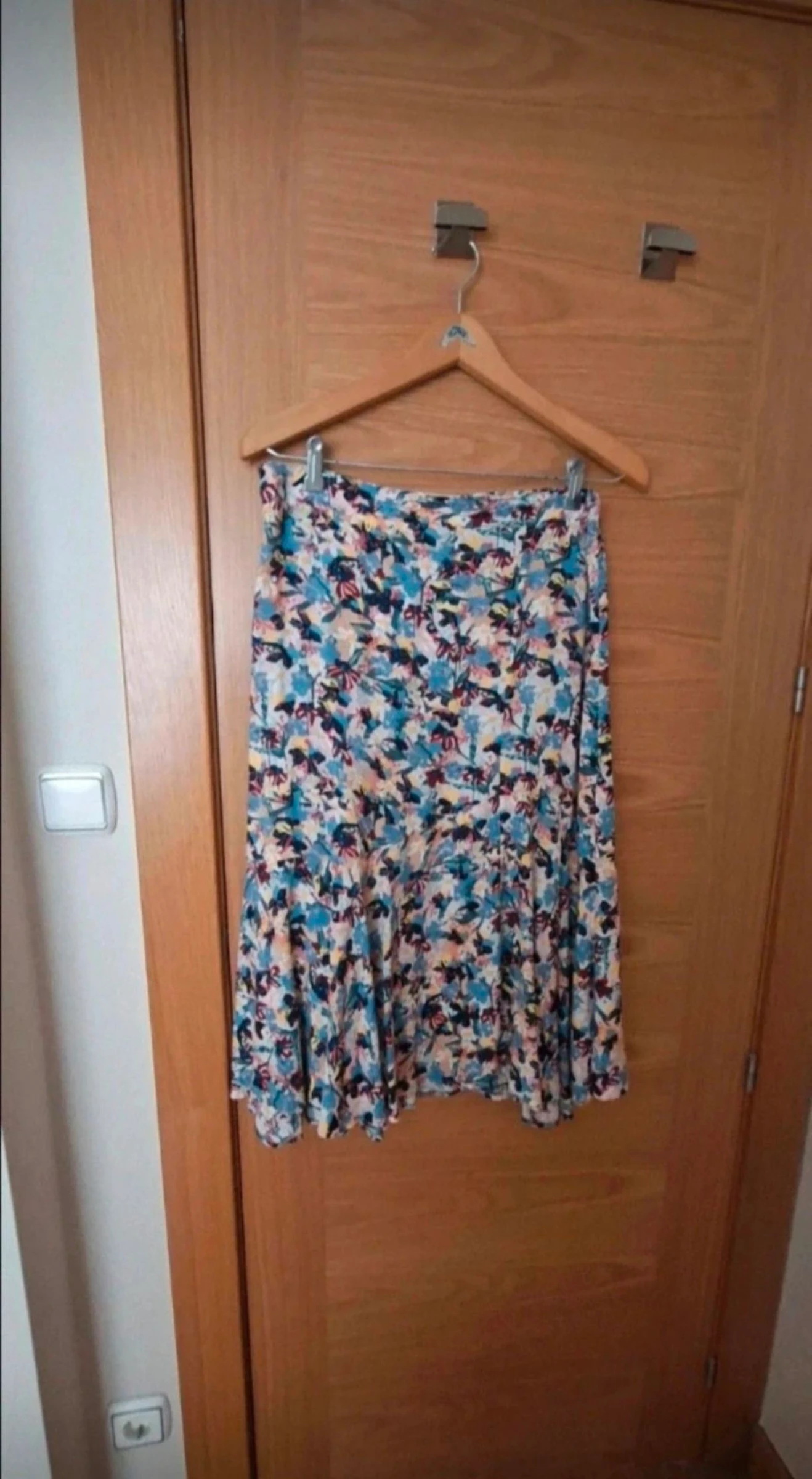 Falda de mujer estampada, talla XL